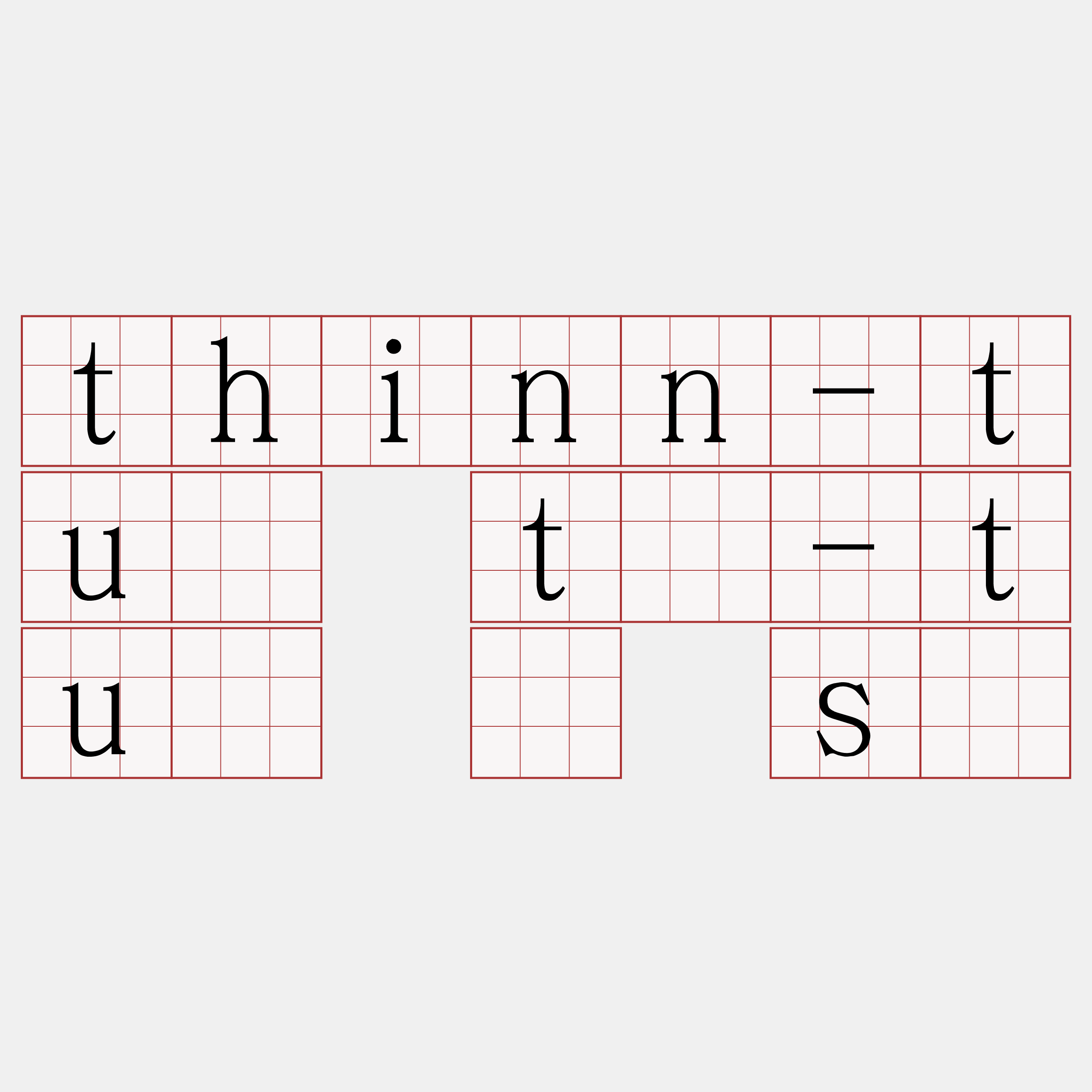 thinn-tuā tē-tuā ê sū